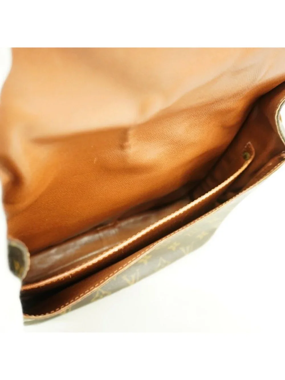 Louis Vuitton Shoulder Bag Monogram Cartesiere GM Brown